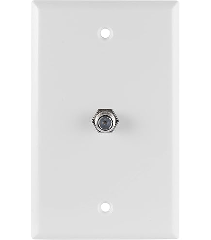 Amazon.com: Leviton Standard Telephone Wall Jack, 6P4C, Screw